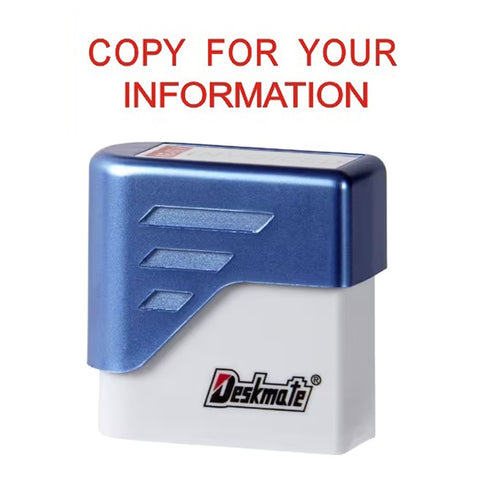 Copy For Your Information Self Inking Stamp- Deskmate