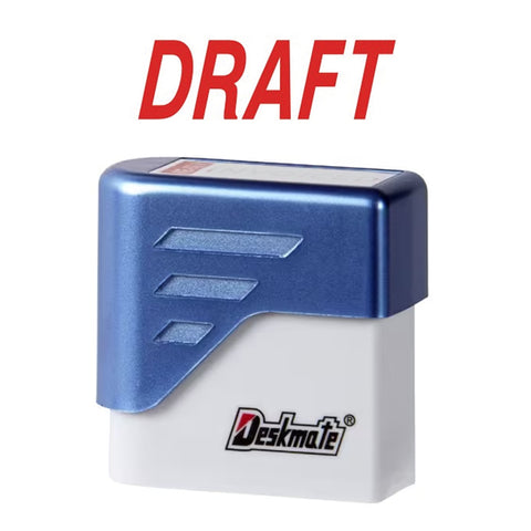 Draft Self Inking Stamp- Deskmate