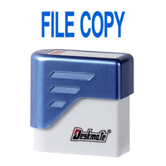 File Copy Blue Self Inking Stamp- Deskmate