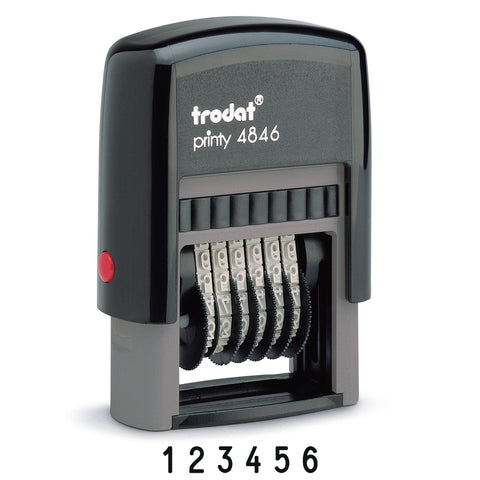 6 Bands - 4mm 4846 Trodat Self Inking Stamp