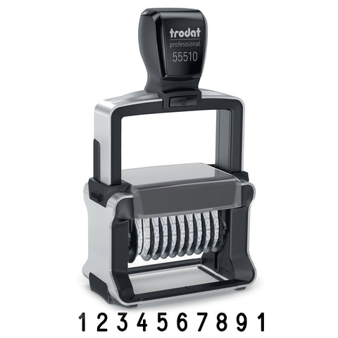 10 Bands - 5mm High 55510 Trodat Self Inking Stamp