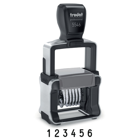 .6 Bands - 4mm High 5546 Trodat Self Inking Stamp