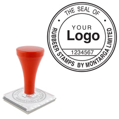 The Seal of + Logo + Number - Handle Stamp