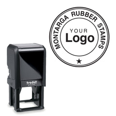 Round Seal With Logo - Self Inking Stamp