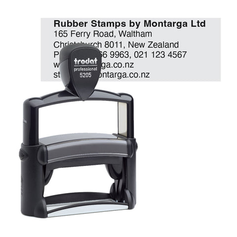 5205 - 24 x 68mm Trodat Professional Self Inking Stamp