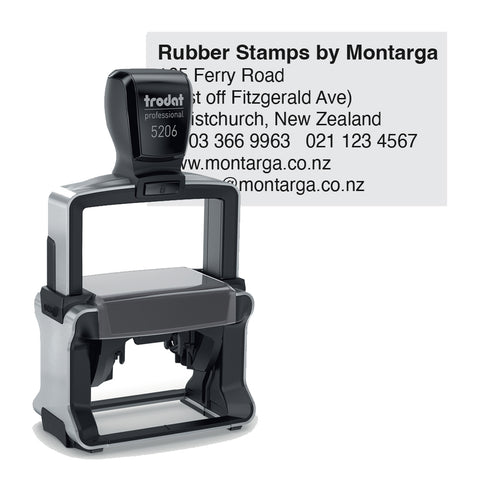 5206 - 33 x 56mm Trodat Professional Self Inking Stamp