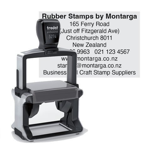 5274- 40 x 60mm Trodat Professional Self Inking Stamp